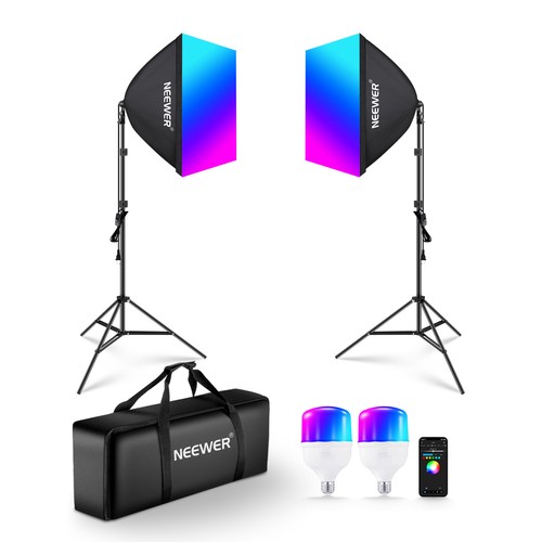 Neewer nk800d kit - softbox, rgb
