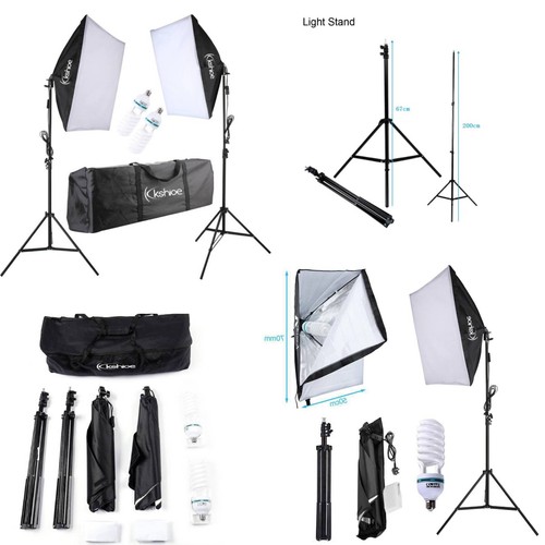 Kit illuminazione softbox - , 135w