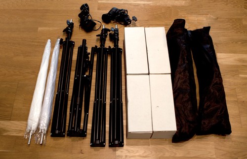 Kit illuminazione fotografia - illuminazione,