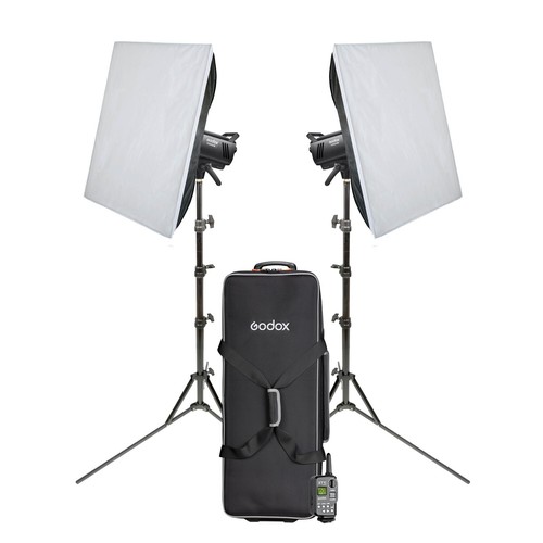 Godox ms200v twin softbox kit - ms200v,