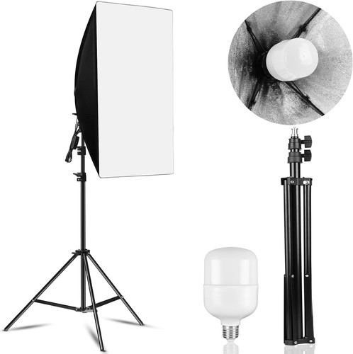 Kit softbox 8x71 - 50,8x71,1cm, e27