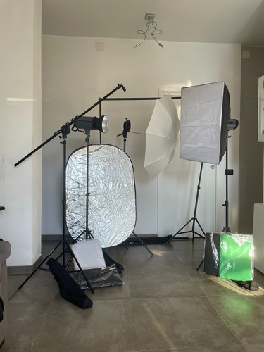 Set studio fotografico - studio, flash